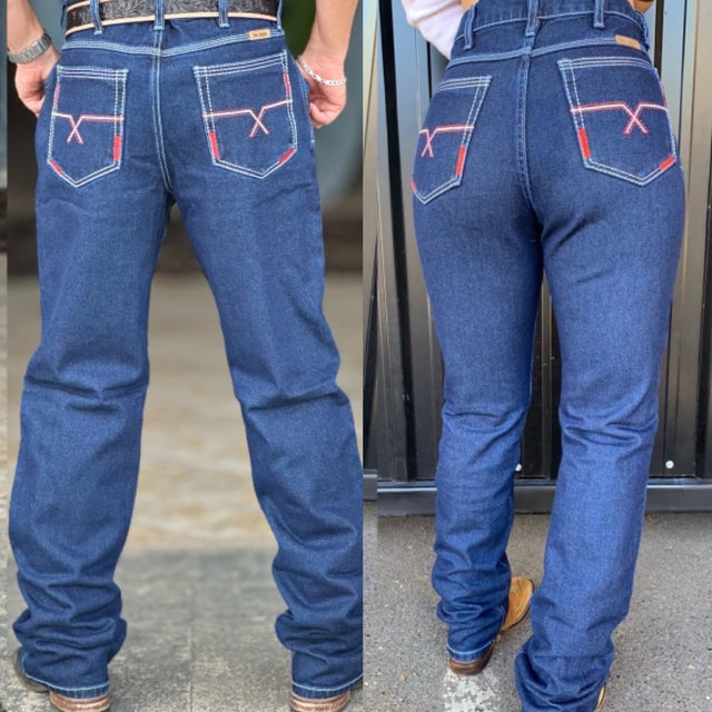 COMBO CASAL CALÇA TEX TEAM BORDADA RED - Imagem 3