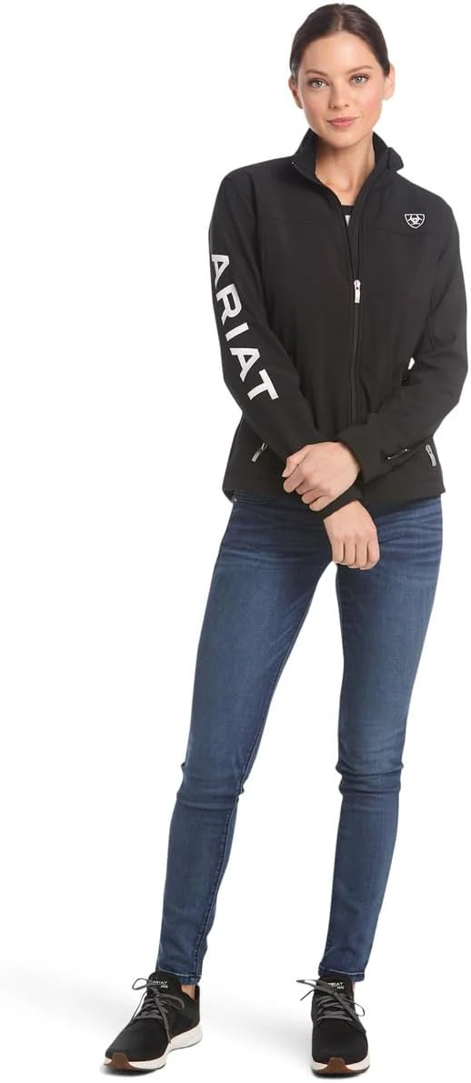 Jaqueta Ariat New Team Softshell JKT Preta - Imagem 5