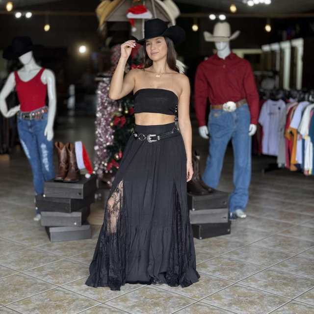 Conjunto Unicorn Western Maisa Preto - Imagem 3
