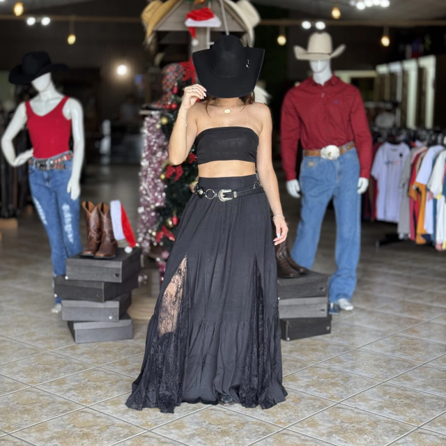 Conjunto Unicorn Western Maisa Preto - Imagem 4