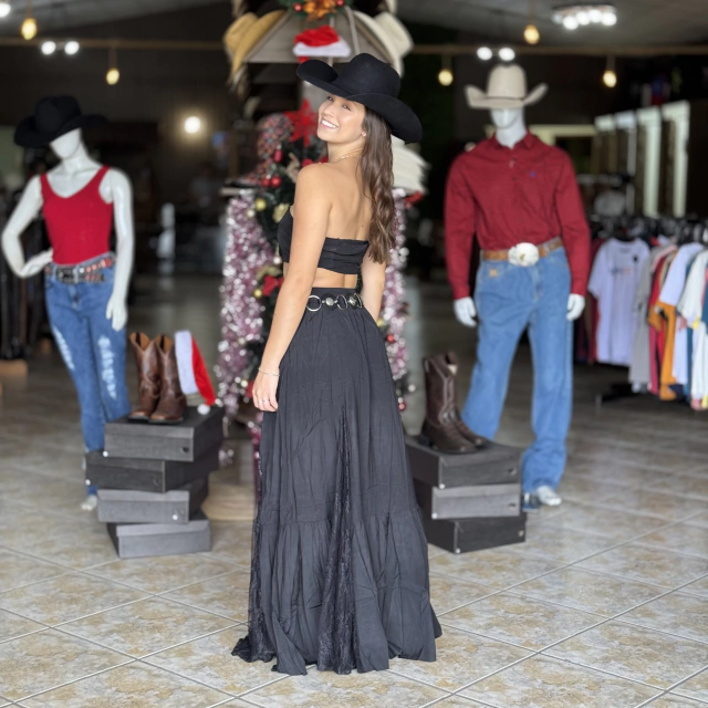 Conjunto Unicorn Western Maisa Preto - Imagem 5
