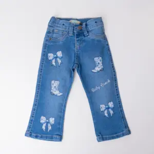 CALÇA JEANS BABY FEMININA BABY RANCH