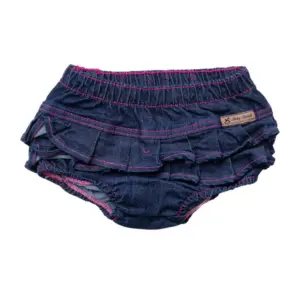 TAPA FRALDA JEANS FEMININO BABY RANCH - STONE