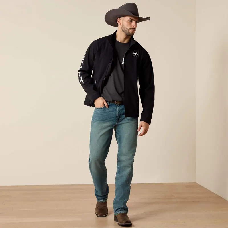 Jaqueta Ariat Softshell Importada Preta Masculina - Imagem 2